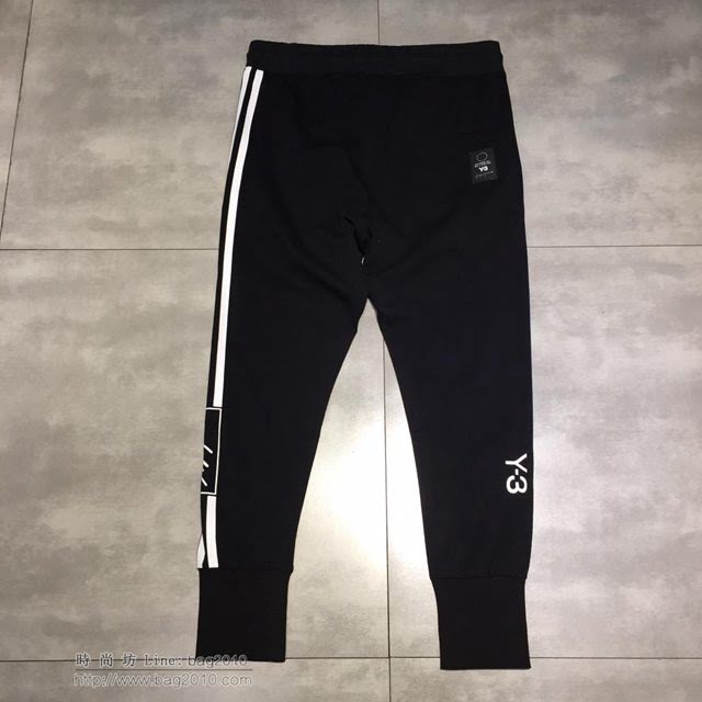 Y-3運動褲 19春夏最新薄款 Y-3黑色男士休閒長褲  tzy1748